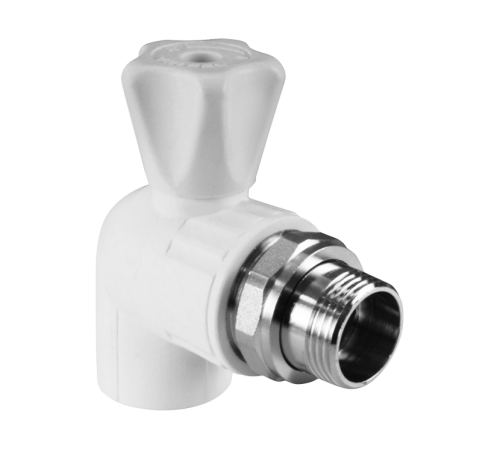 Кран шаровой для радиатора угловой VALFEX 25 мм x 3/4 1150570