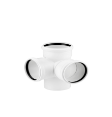 Крестовина двухплоскостная REHAU RAUPIANO PLUS 110x110x110/87° 1124912