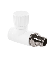 Вентиль радиаторный TEBO PP-R прямой 20x1/2 10-110301-020