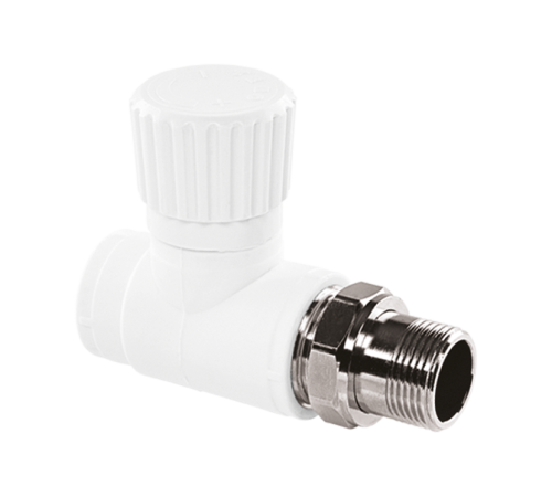 Вентиль радиаторный TEBO PP-R прямой 20x1/2 10-110301-020