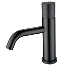 Смеситель для раковины Boheme Stick Touch длина излива 13.5 см без донного клапана black 121-BB.2