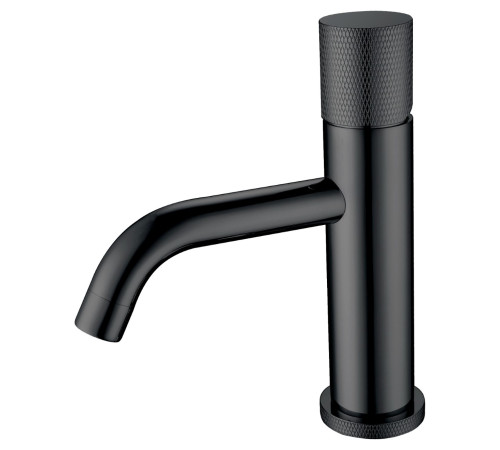 Смеситель для раковины Boheme Stick Touch длина излива 13.5 см без донного клапана black 121-BB.2