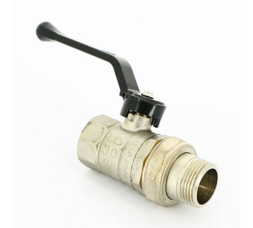Кран шаровой LD Pride НВ 1 полнопроходной с разъемным соединением ручка 47.307.25