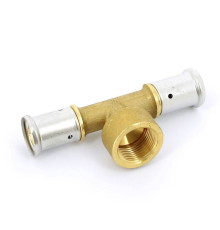 Тройник пресс Henco ВР 20 x 3/4 x 20 мм 13P-200520