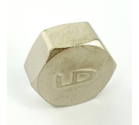 Заглушка латунная LD Pride 1/2 ВР никелированная 67.504.15