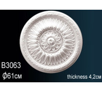 Розетка потолочная Perfect B3063 полиуретановая 630 мм B3063