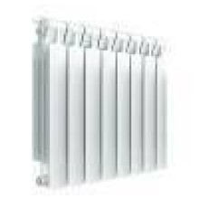 Радиатор биметаллический Rifar Monolit Ventil 350 6 секций левое подключение RAL 9016 rmvlf35006