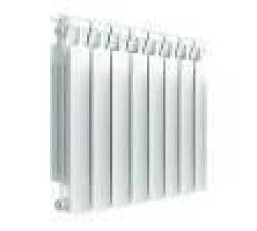Радиатор биметаллический Rifar Monolit Ventil 350 8 секций левое подключение RAL 9016 rmvlf35008