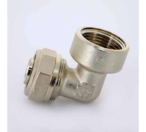 Угольник обжимной Uni-Fitt никелированный 26х1 ВР 664N8400