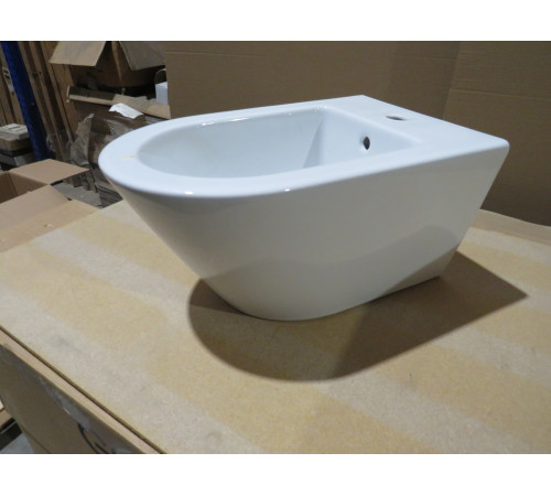 Биде подвесное GSI Kube X 550x360 мм с отверстием под смеситель без крепежа 9465111