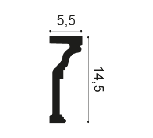 Молдинг Orac Decor Luxxus P4010