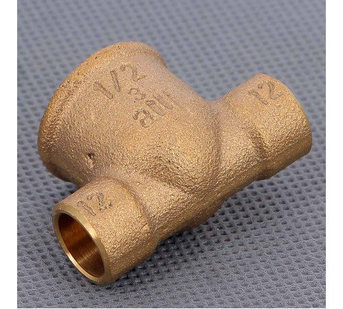 Тройник бронзовый под пайку Viega 12х1/2 ВР 150600