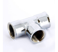 Тройник бронзовый Viega 3/4 ВР хромированный 111762