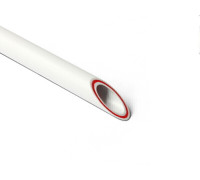 Труба полипропиленовая RUBIS PN20 32x4.4 мм армированная стекловолокном 4 м 508569