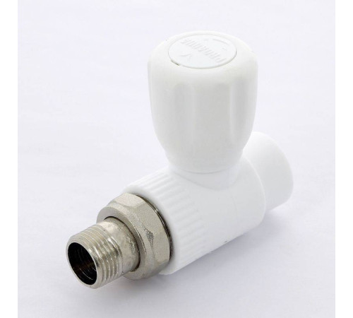 Кран радиаторный прямой Pro Aqua 25x3/4 полипропиленовый с разъемным соединением PA41010