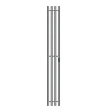 Полотенцесушитель электрический Primoclima Sol R C E графит PCSolRCEGR150184