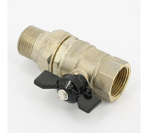 Кран шаровой LD Pride НВ 3/4 полнопроходной с разъемным соединением бабочка 47.306.20