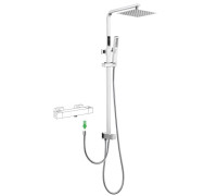 Душевая стойка с верхним душем Allen Brau Infinity 3 режима 25x48.3x126.6 см хром 5.21031-00