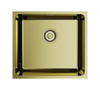 Кухонная мойка Omoikiri Tadzava 49-U/I-LG 49x44 см светлое золото 4993263