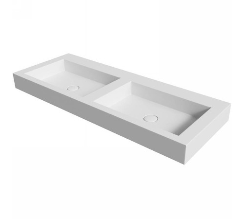 Раковина подвесная Armadi Art Flat 120.4х45.2х10 см белая 888-120