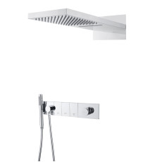 Душевой комплект со смесителем Boheme Zodiac трехпозиционный хром 132-CR