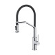 Смеситель для кухни с выдвижным изливом и подключением фильтра Omoikiri Makkari 2 Plus-SB-C-BL хром/черный 4994493