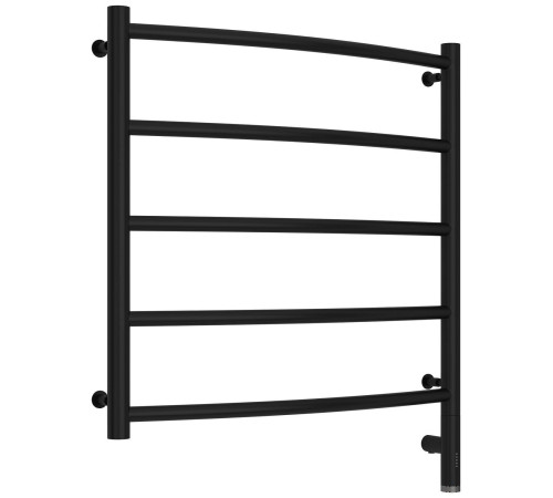 Полотенцесушитель электрический Сунержа Галант 3.0 632x724 мм правый матовый черный 31-5801-6060