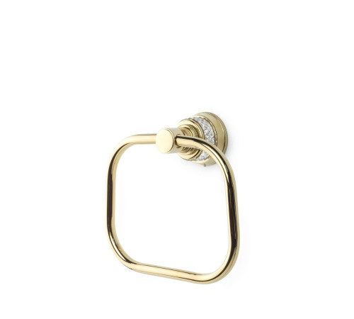 Полотенцедержатель кольцо Boheme Aura золото 10245-G