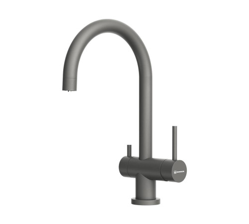 Смеситель для кухни Omoikiri Yamada-P-PL с подключением фильтра платина 4974337