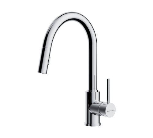 Смеситель для кухни Omoikiri Shinagawa-SB-C с выдвижным изливом хром 4994458