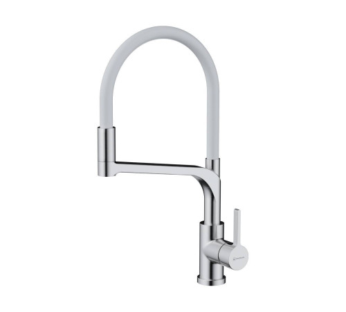 Смеситель для кухни Omoikiri Sinto 2 Plus-BN-WH с выдвижным изливом и подключением фильтра 4994468