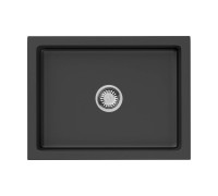 Кухонная мойка Omoikiri Mikura 61-BL Natceramic 61x46 см черная 4997069