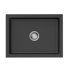 Кухонная мойка Omoikiri Mikura 61-BL Natceramic 61x46 см черная 4997069