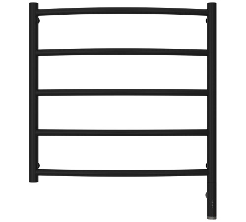 Полотенцесушитель электрический Сунержа Галант 3.0 632x724 мм правый матовый черный 31-5801-6060