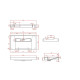 Раковина мебельная Armadi Art Flat 81х45.2х8 см прямоугольная белая 859-080-CLCT