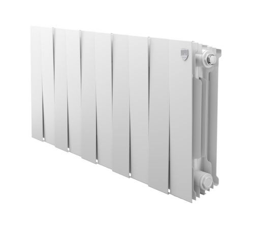 Радиатор биметаллический Royal Thermo PianoForte 300 Bianco Traffico 10 секц. боковое подключение 1346037