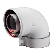 Отвод коаксиальный начальный Baxi 90° 60/100 мм MT71410142