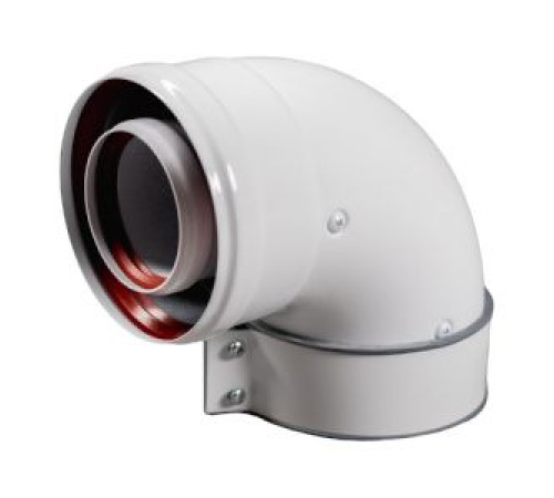 Отвод коаксиальный начальный Baxi 90° 60/100 мм MT71410142