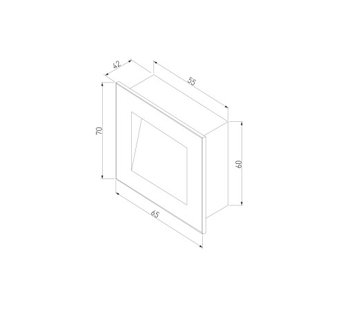 Подсветка для лестниц MRL LED 1103 белый