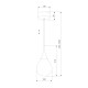 Подвесной светодиодный светильник 50256/1 LED золото
