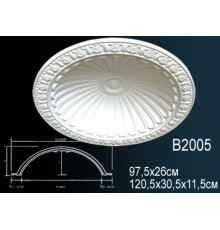 Купол потолочный Perfect B2005 полиуретан B2005