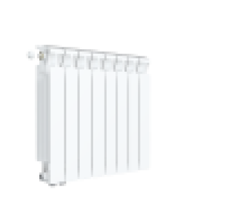 Радиатор биметаллический Rifar Monolit Ventil 500 9 секций левое подключение RAL 9223 rmvlf50009 tit