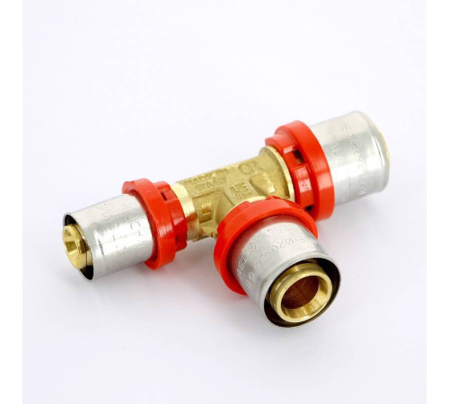 Тройник пресс Tiemme 20х20х16 мм 1650045