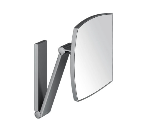 Косметическое зеркало Keuco iLook move настенное черный шлифованный хром 17613 130000