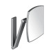 Косметическое зеркало Keuco iLook move настенное черный шлифованный хром 17613 130000