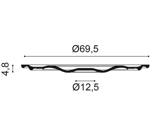 Розетка потолочная Orac Decor R52 R52