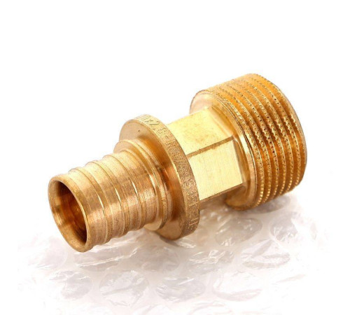 Муфта надвижная REHAU Rautitan RX 20х3/4 с наружной резьбой бронза 14563151001