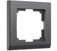 Рамка из поликарбоната на 1 пост Stark графит матовый W0011864