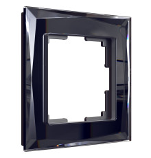 Рамка из стекла на 1 пост Diamant черный W0011208