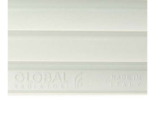 Радиатор алюминиевый Global ISEO 500 14 секций боковое подключение RAL 9010 IS05001014